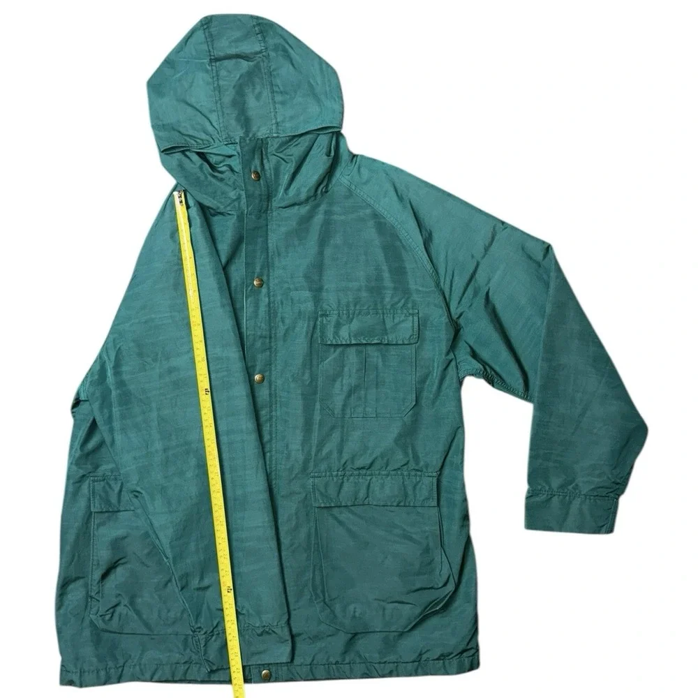 VTG  Woolrich Chore Coat/Jacket Full Zip Teal Mens Sz XL USA‎ Made Pockets - Picture 7 of 16